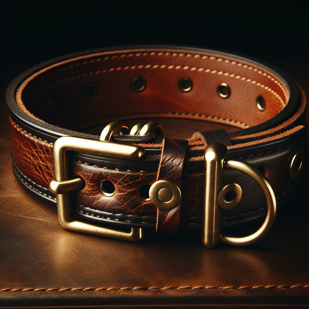Full-Grain Leather Collar