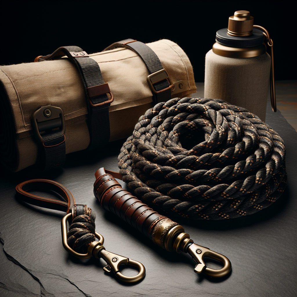 Trail Leash & Water Carrier