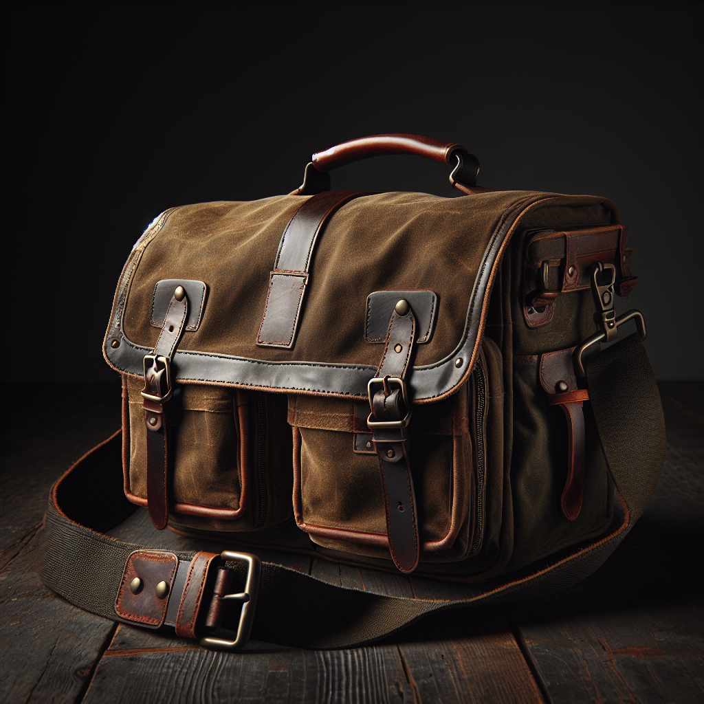 Waxed Canvas Field Bag